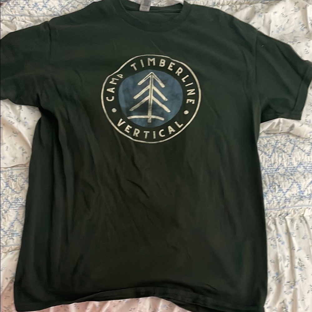 Gildan Dark Green Camp Timberline Tee